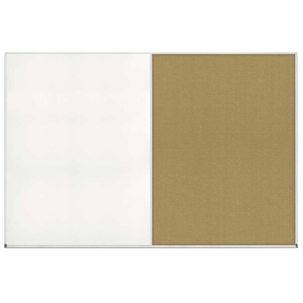 Enclosed Corkboard, 1 Door, 48"x36", 4" Fra